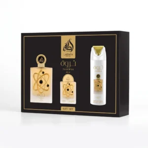 Kit Taward Gold Perfume + Miniatura + Spray Corporal