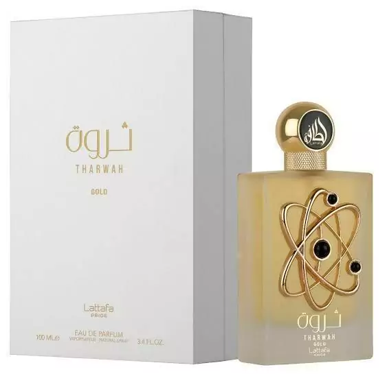 Tharwah Gold da Lattafa - 100ml - Perfume Árabe - Ref.Olfativa Libre Intense